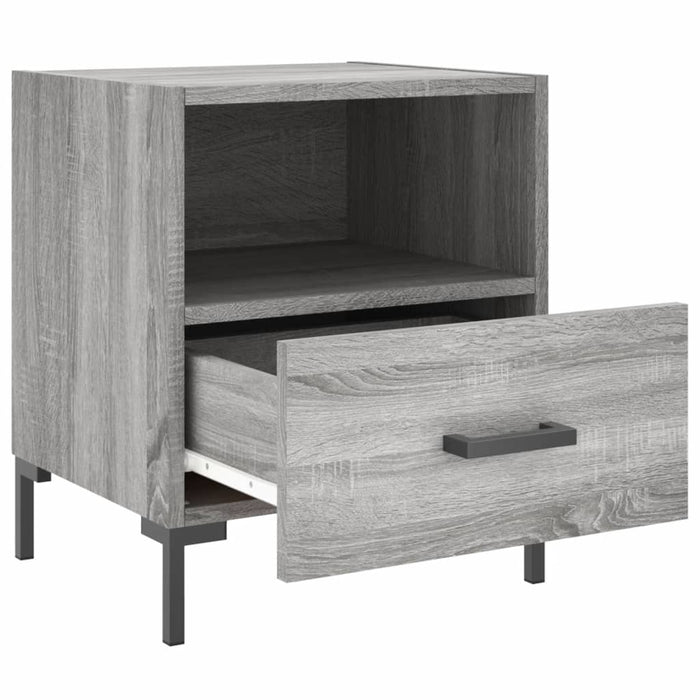 Bedside Cabinets 2 pcs Grey Sonoma 40x35x47.5 cm Engineered Wood