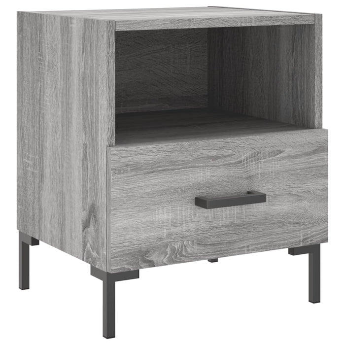 Bedside Cabinets 2 pcs Grey Sonoma 40x35x47.5 cm Engineered Wood