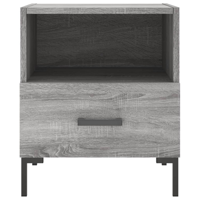 Bedside Cabinets 2 pcs Grey Sonoma 40x35x47.5 cm Engineered Wood