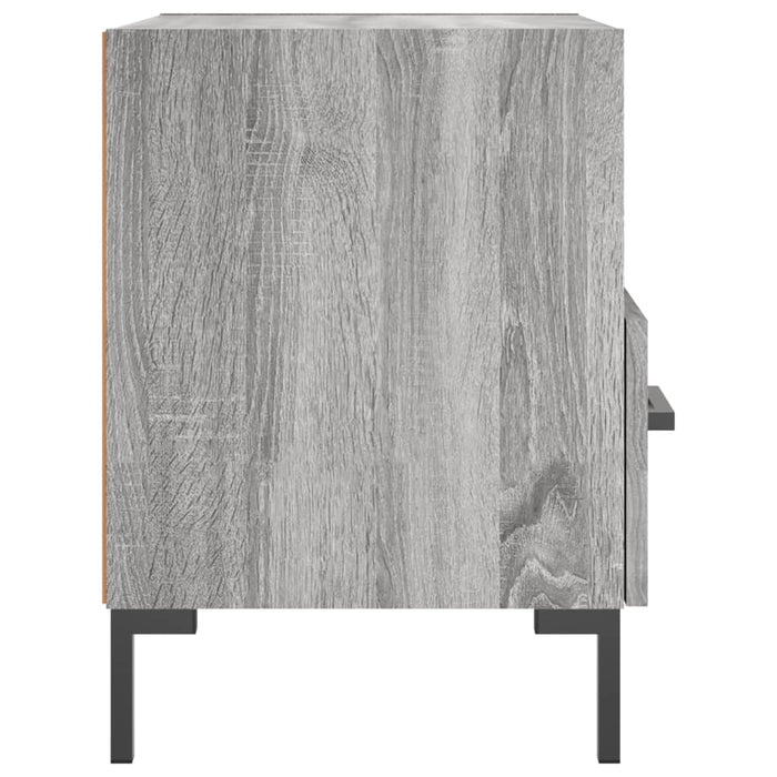 Bedside Cabinets 2 pcs Grey Sonoma 40x35x47.5 cm Engineered Wood