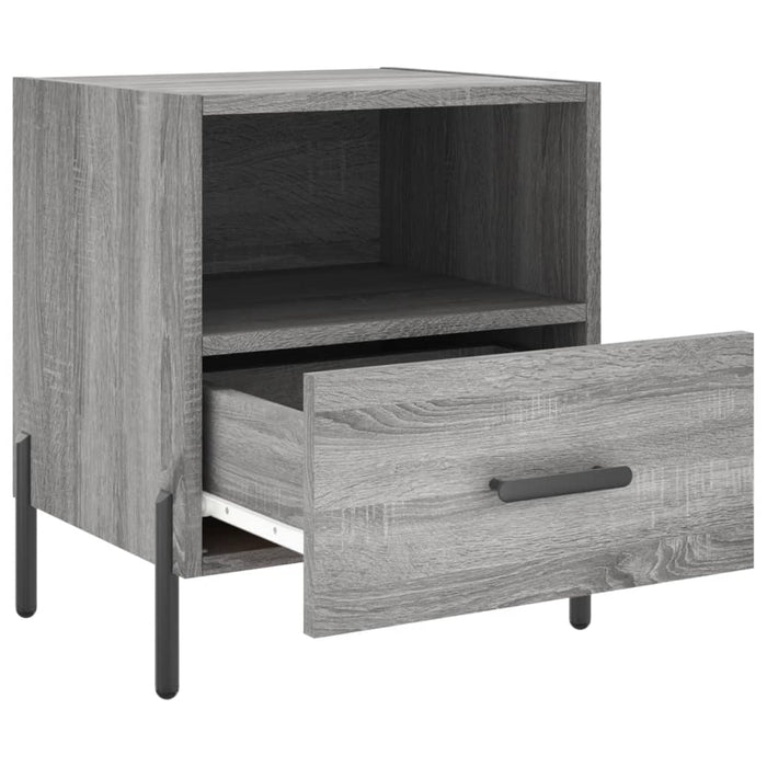 Bedside Cabinets 2 pcs Grey Sonoma 40x35x47.5 cm Engineered Wood