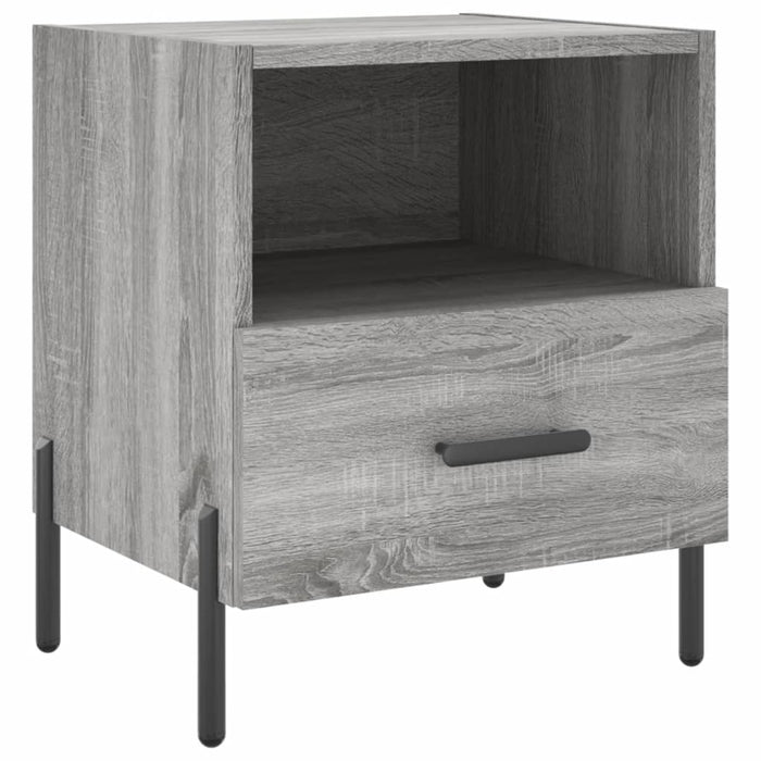 Bedside Cabinets 2 pcs Grey Sonoma 40x35x47.5 cm Engineered Wood