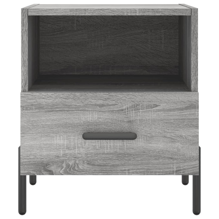 Bedside Cabinets 2 pcs Grey Sonoma 40x35x47.5 cm Engineered Wood