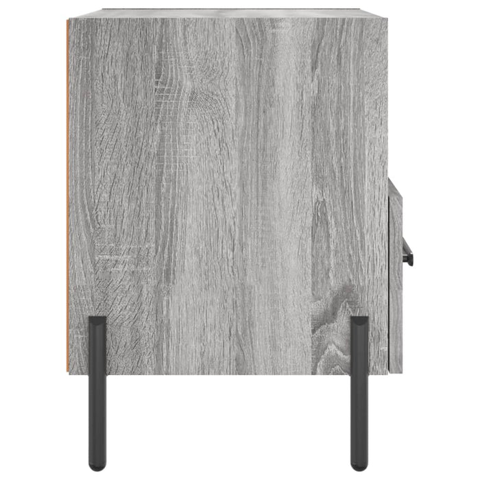 Bedside Cabinets 2 pcs Grey Sonoma 40x35x47.5 cm Engineered Wood