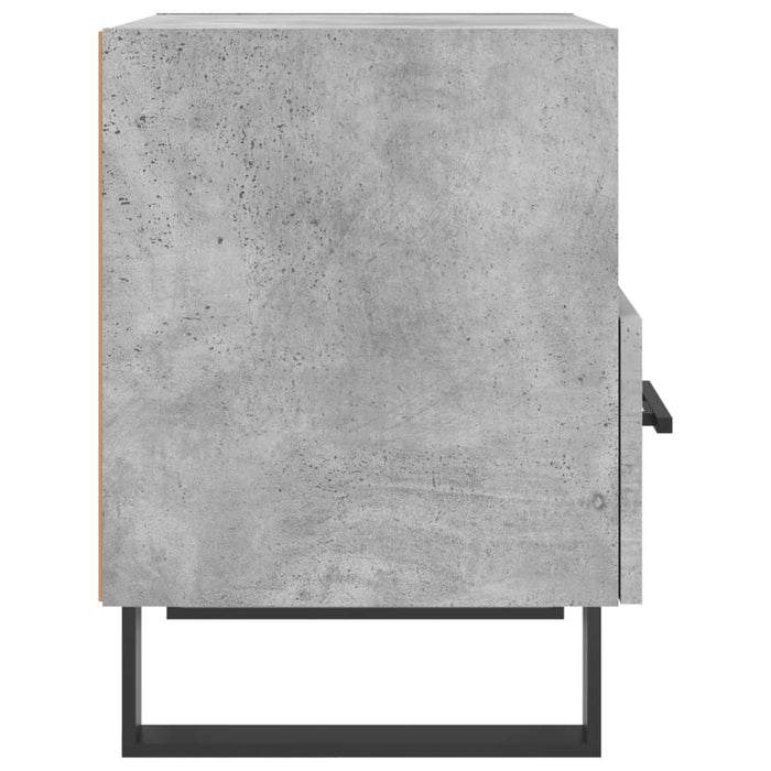 Bedside Cabinets 2 pcs Concrete Grey 40x35x47.5 cm Engineered Wood