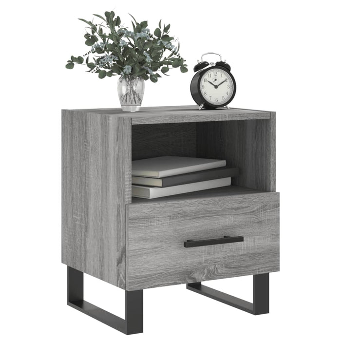 Bedside Cabinets 2 pcs Grey Sonoma 40x35x47.5 cm Engineered Wood