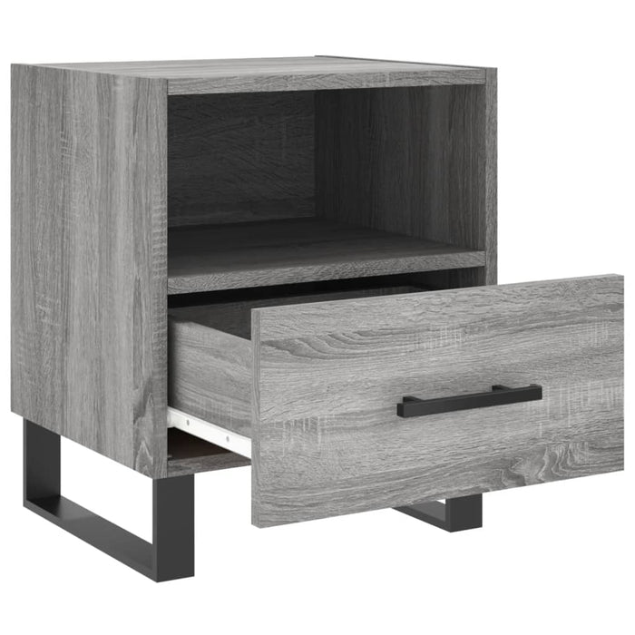 Bedside Cabinets 2 pcs Grey Sonoma 40x35x47.5 cm Engineered Wood