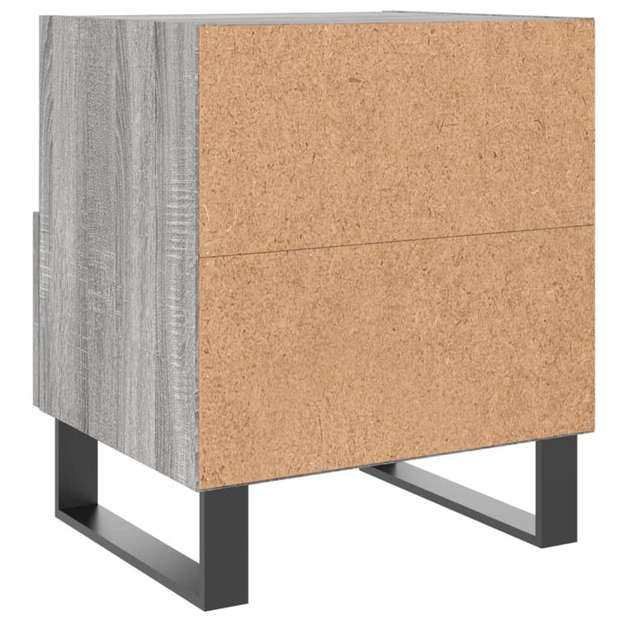 Bedside Cabinets 2 pcs Grey Sonoma 40x35x47.5 cm Engineered Wood