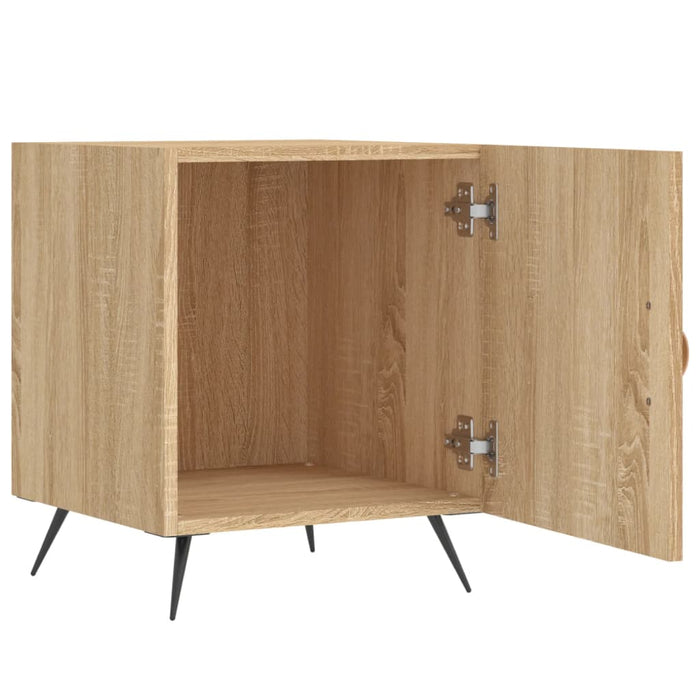 Bedside Cabinet Sonoma Oak 40x40x50 cm Engineered Wood