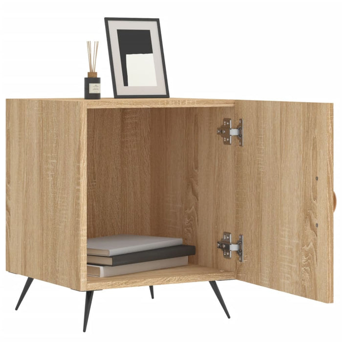 Bedside Cabinet Sonoma Oak 40x40x50 cm Engineered Wood