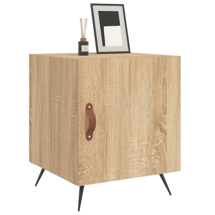 Bedside Cabinet Sonoma Oak 40x40x50 cm Engineered Wood