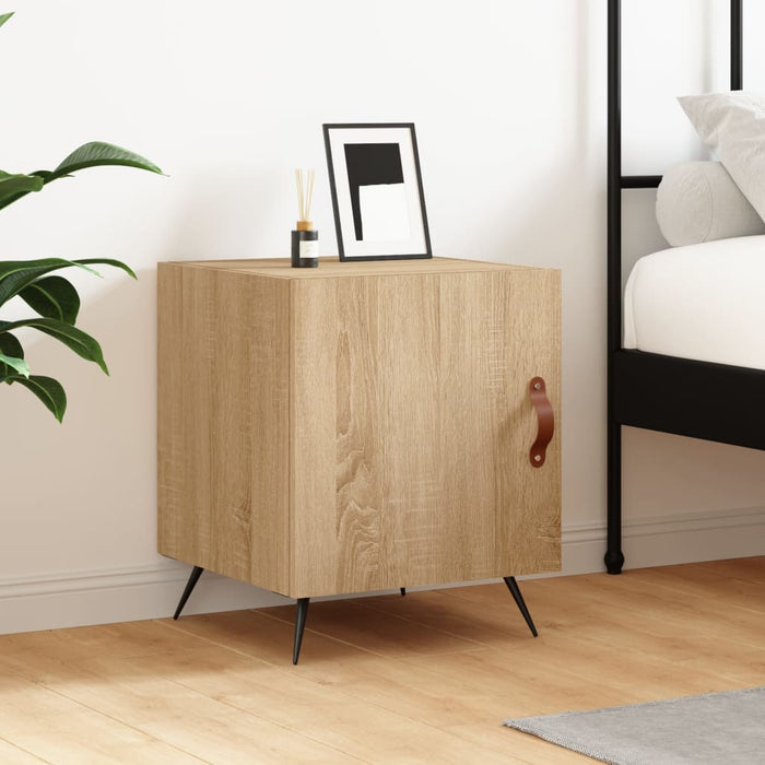 Bedside Cabinet Sonoma Oak 40x40x50 cm Engineered Wood