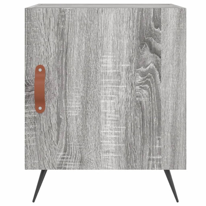 Bedside Cabinet Grey Sonoma 40x40x50 cm Engineered Wood