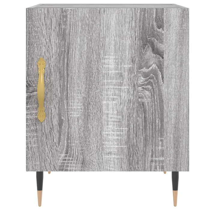 Bedside Cabinet Grey Sonoma 40x40x50 cm Engineered Wood