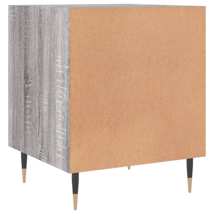 Bedside Cabinet Grey Sonoma 40x40x50 cm Engineered Wood