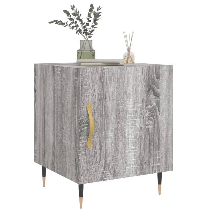 Bedside Cabinets 2 pcs Grey Sonoma 40x40x50 cm Engineered Wood