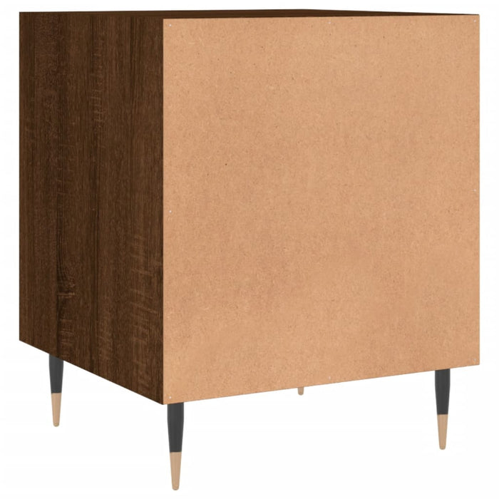 Bedside Cabinets 2 pcs Brown Oak 40x40x50 cm Engineered Wood