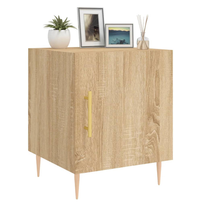 Bedside Cabinets 2 pcs Sonoma Oak 40x40x50 cm Engineered Wood