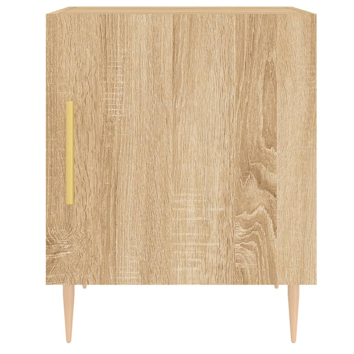 Bedside Cabinets 2 pcs Sonoma Oak 40x40x50 cm Engineered Wood