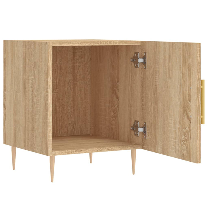 Bedside Cabinets 2 pcs Sonoma Oak 40x40x50 cm Engineered Wood