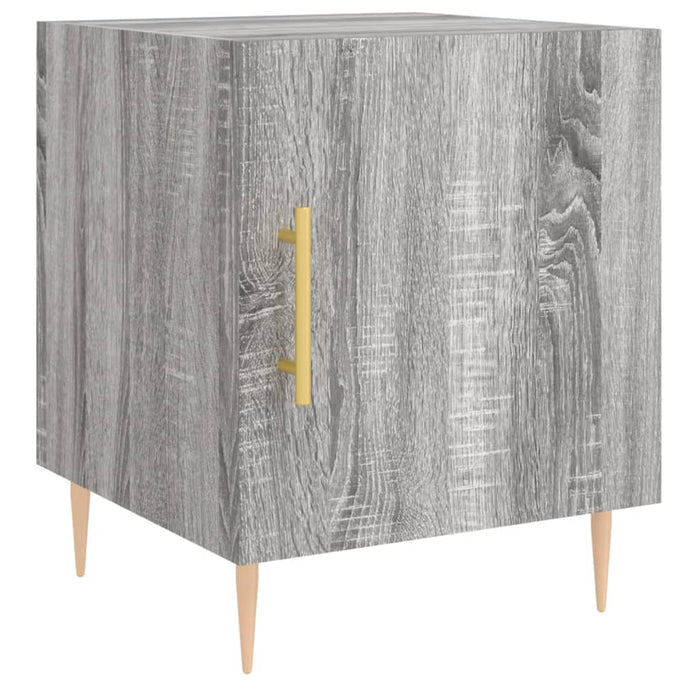 Bedside Cabinet Grey Sonoma 40x40x50 cm Engineered Wood