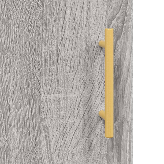 Bedside Cabinet Grey Sonoma 40x40x50 cm Engineered Wood