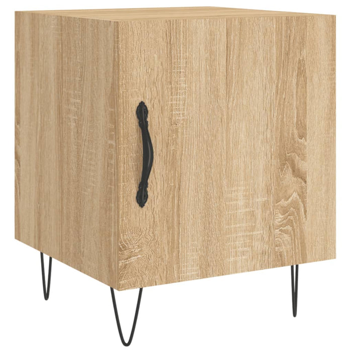 Bedside Cabinet Sonoma Oak 40x40x50 cm Engineered Wood