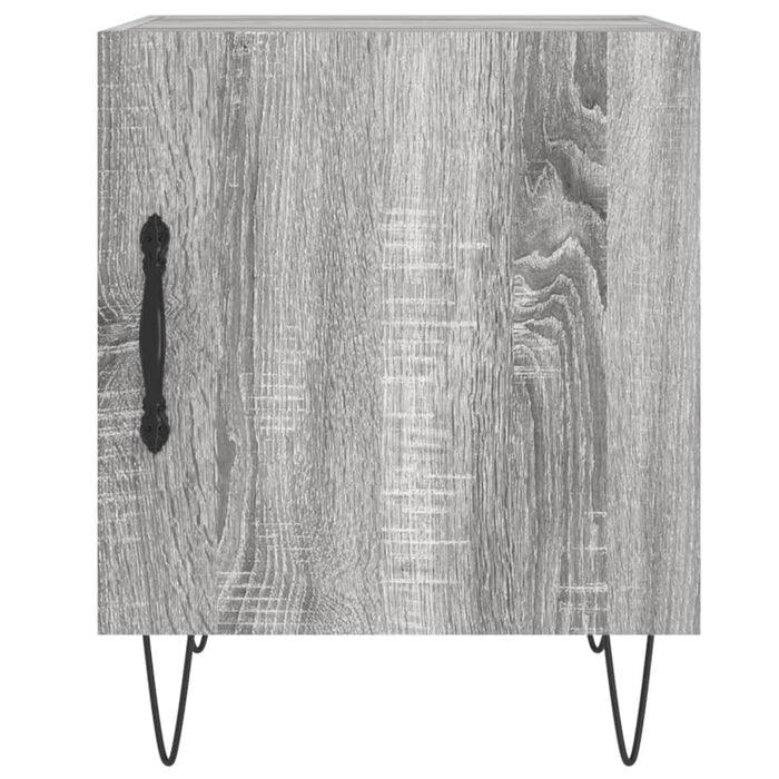 Bedside Cabinet Grey Sonoma 40x40x50 cm Engineered Wood