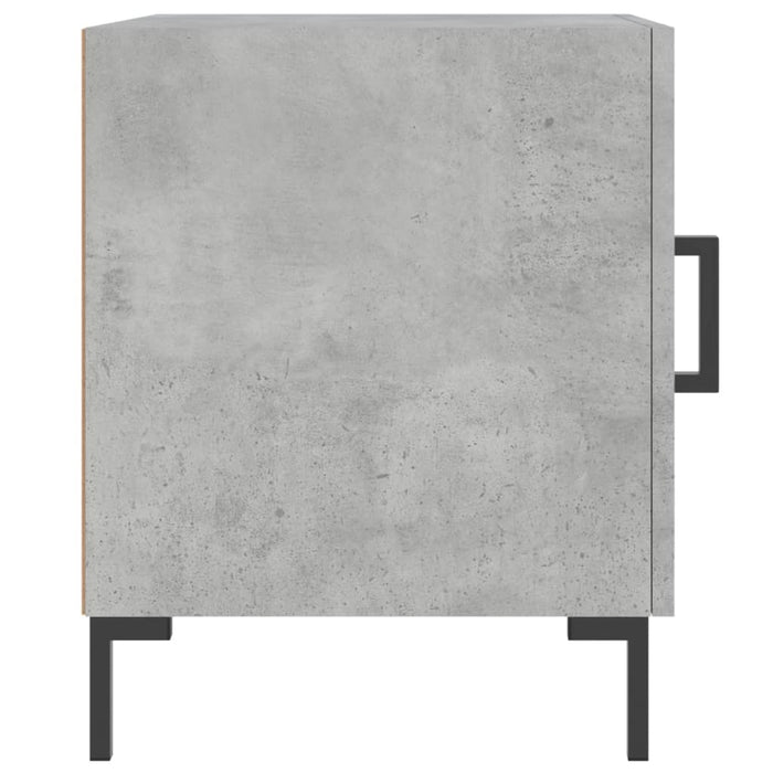 Bedside Cabinets 2 pcs Concrete Grey 40x40x50 cm Engineered Wood