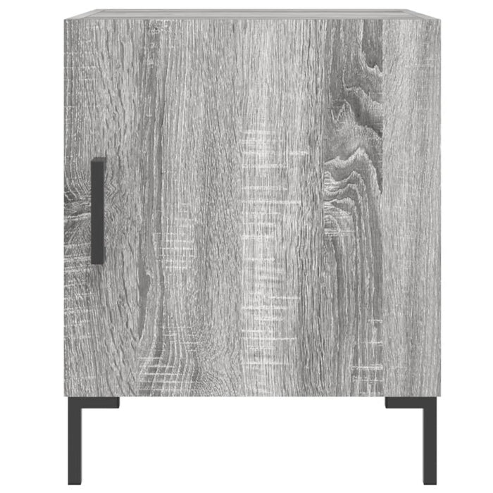 Bedside Cabinet Grey Sonoma 40x40x50 cm Engineered Wood