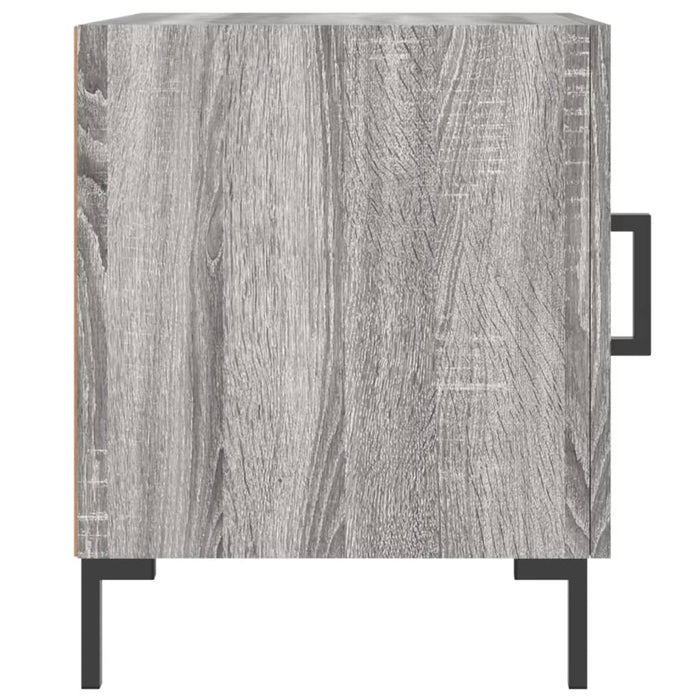 Bedside Cabinet Grey Sonoma 40x40x50 cm Engineered Wood