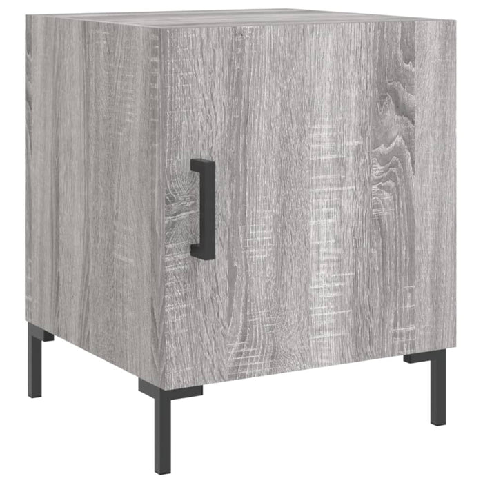 Bedside Cabinets 2 pcs Grey Sonoma 40x40x50 cm Engineered Wood