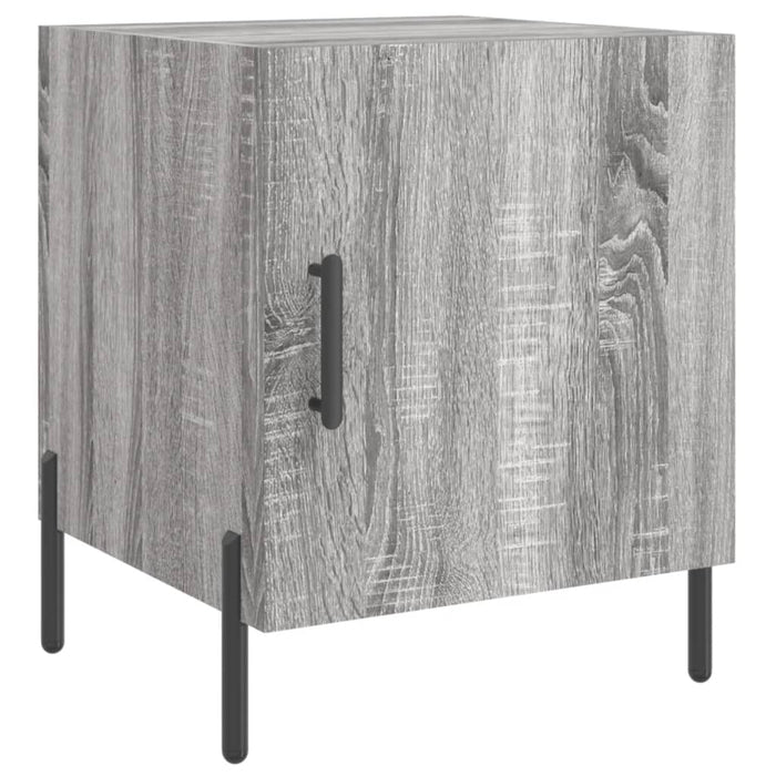 Bedside Cabinet Grey Sonoma 40x40x50 cm Engineered Wood