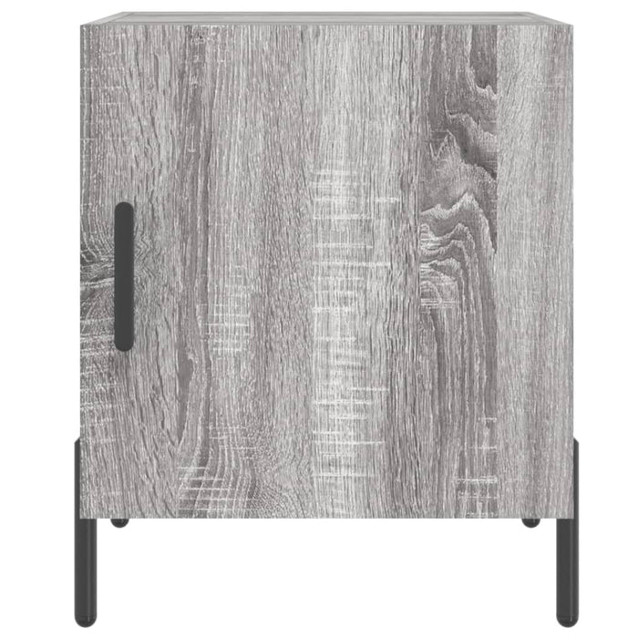 Bedside Cabinet Grey Sonoma 40x40x50 cm Engineered Wood