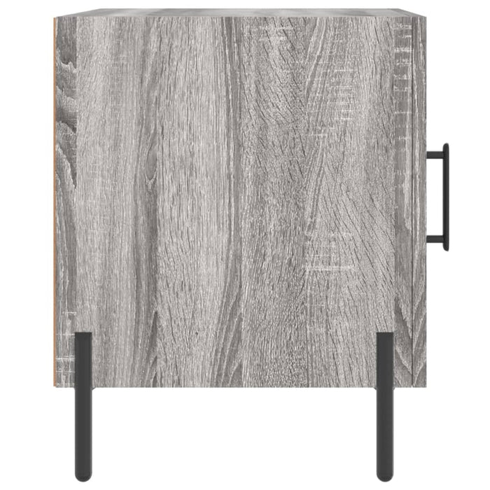 Bedside Cabinet Grey Sonoma 40x40x50 cm Engineered Wood