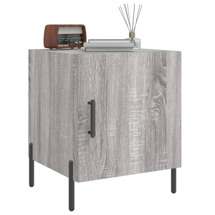 Bedside Cabinets 2 pcs Grey Sonoma 40x40x50 cm Engineered Wood