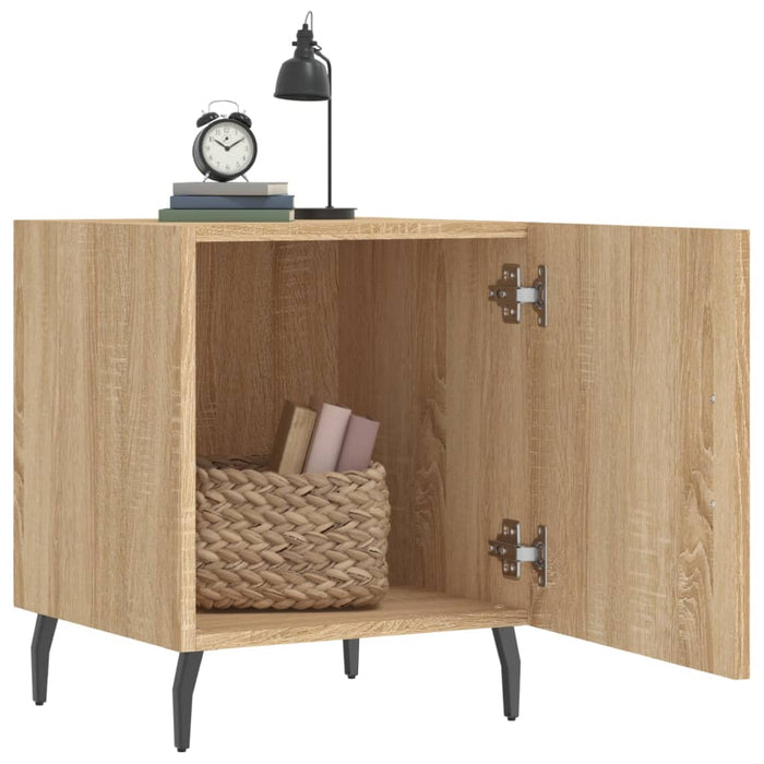 Bedside Cabinets 2 pcs Sonoma Oak 40x40x50 cm Engineered Wood