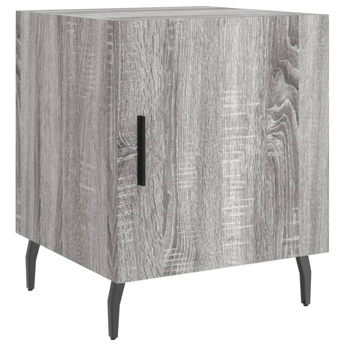 Bedside Cabinet Grey Sonoma 40x40x50 cm Engineered Wood