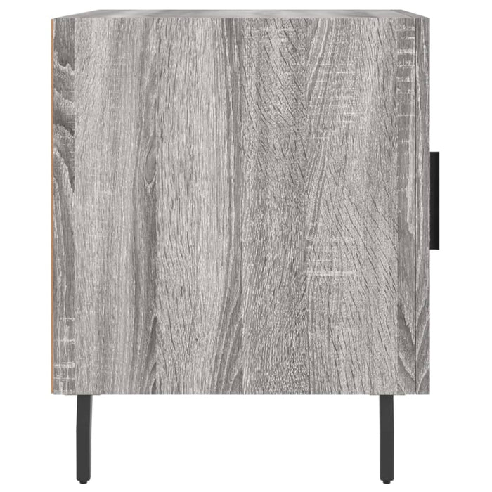 Bedside Cabinet Grey Sonoma 40x40x50 cm Engineered Wood