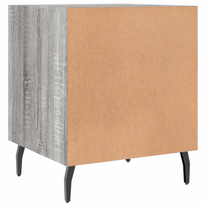 Bedside Cabinet Grey Sonoma 40x40x50 cm Engineered Wood