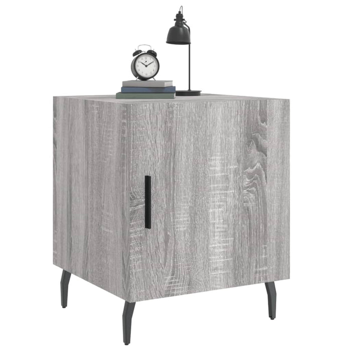 Bedside Cabinets 2 pcs Grey Sonoma 40x40x50 cm Engineered Wood