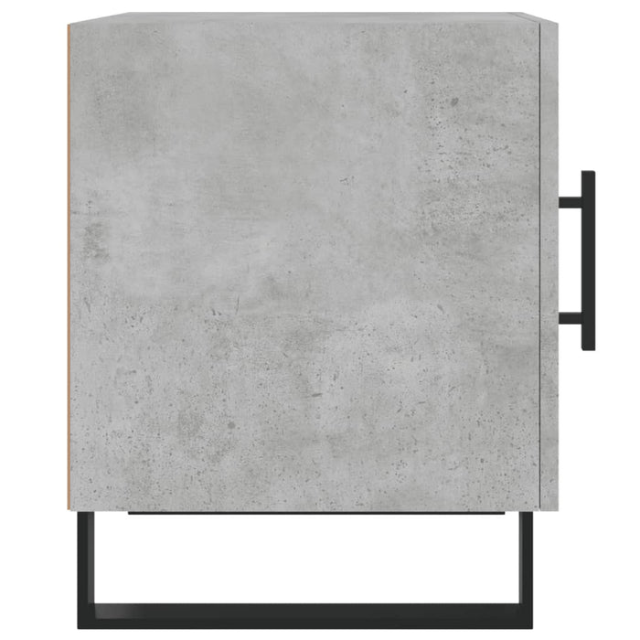 Bedside Cabinets 2 pcs Concrete Grey 40x40x50 cm Engineered Wood