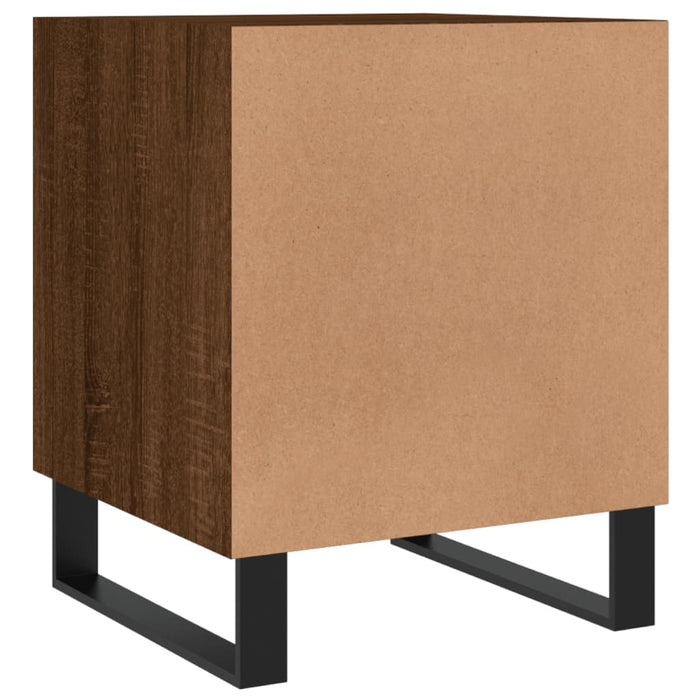 Bedside Cabinets 2 pcs Brown Oak 40x40x50 cm Engineered Wood