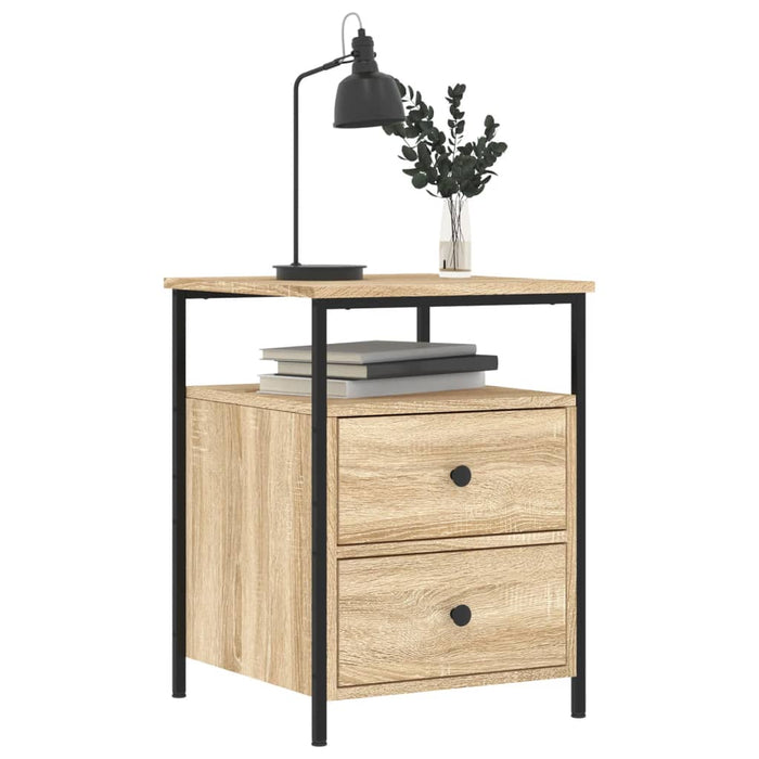 Bedside Cabinet Sonoma Oak 44x45x60 cm Engineered Wood