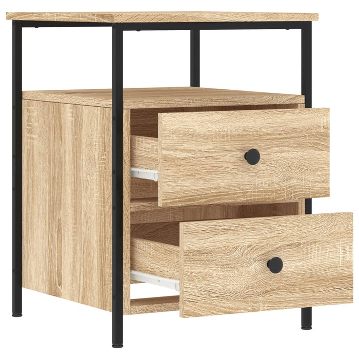 Bedside Cabinet Sonoma Oak 44x45x60 cm Engineered Wood