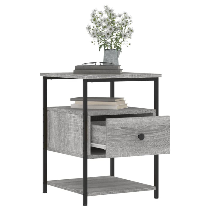 Bedside Cabinets 2 pcs Grey Sonoma 40x42x56 cm Engineered Wood