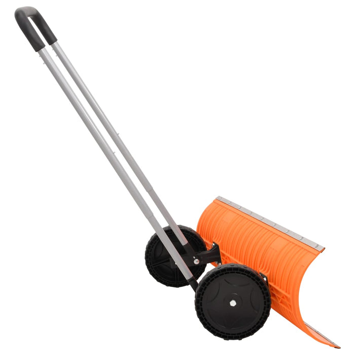 Snow Shovel with Extendable Handle Orange 96 cm Blade Steel