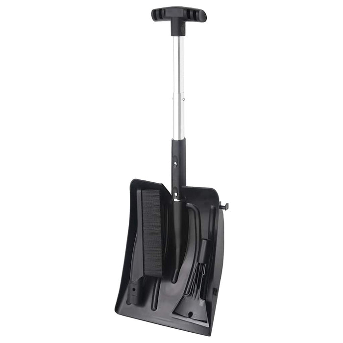 Snow Shovel Kit 3-in-1 Black Aluminum