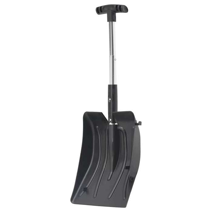 Snow Shovel Kit 3-in-1 Black Aluminum