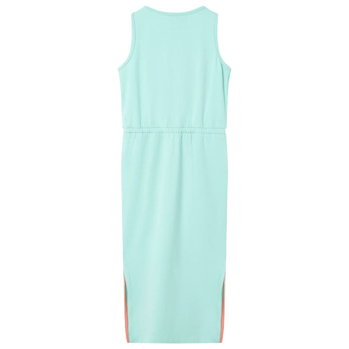 Kids' Dress with Drawstring Light Mint 92